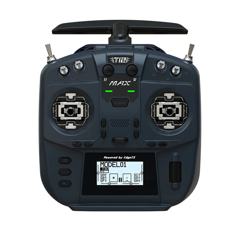 B86B-T12 MAX ELRS 2.4G Remote Control Radio Controller Hall Sensor Gimbal Foldable Antenna For RC FPV Drone
B86B-T12 MAX ELRS 2.4G Remote Control Radio Controller Hall Sensor Gimbal Foldable Antenna For RC FPV Drone