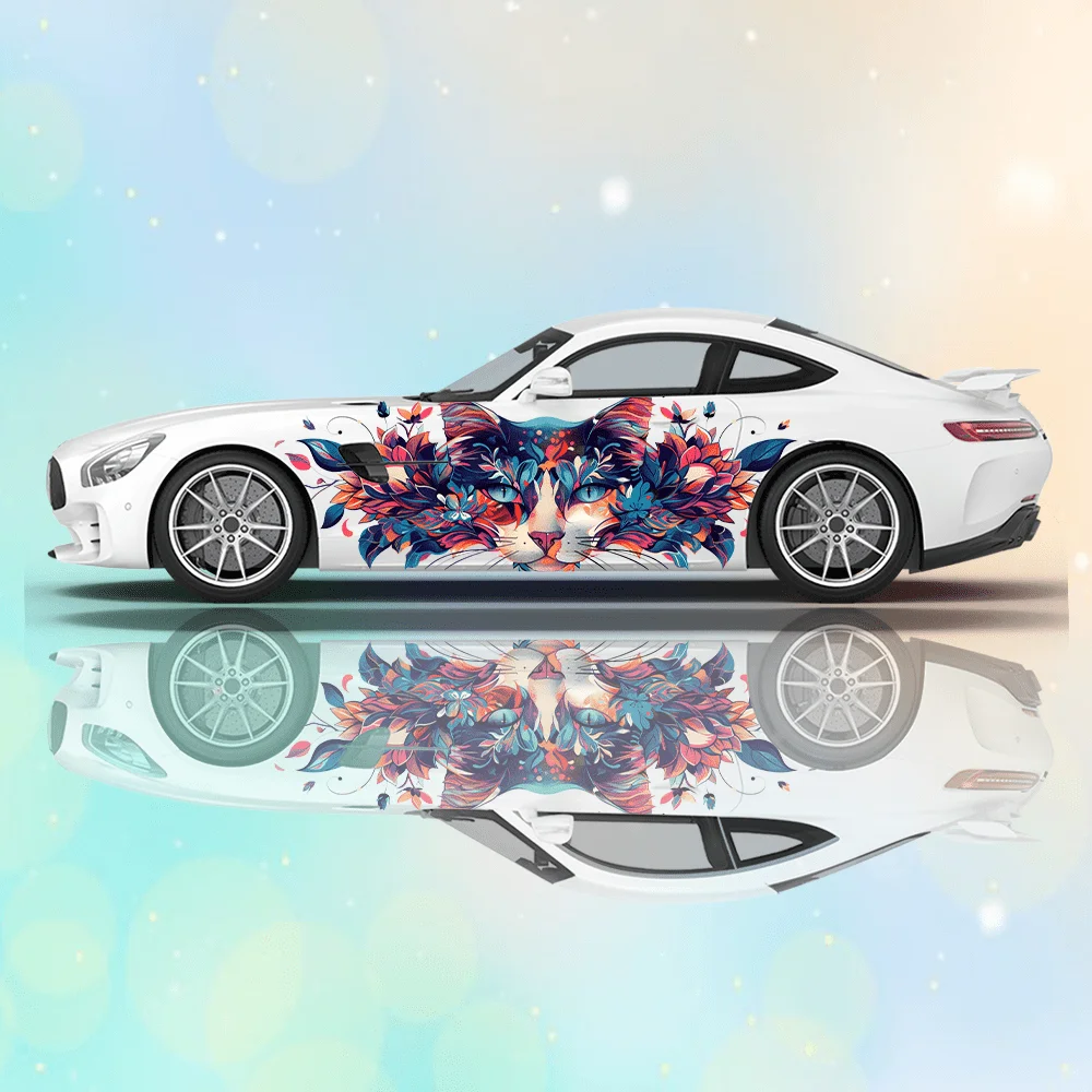 Cat Flower Illustrat Car Vinyl Wraps Decal Self-adhesive PVC Anti Scratch Sticker Suitable for Trucks SUV Decor Auto Accessories
Cat Flower Illustrat Car Vinyl Wraps Decal Self-adhesive PVC Anti Scratch Sticker Suitable for Trucks SUV Decor Auto Accessories