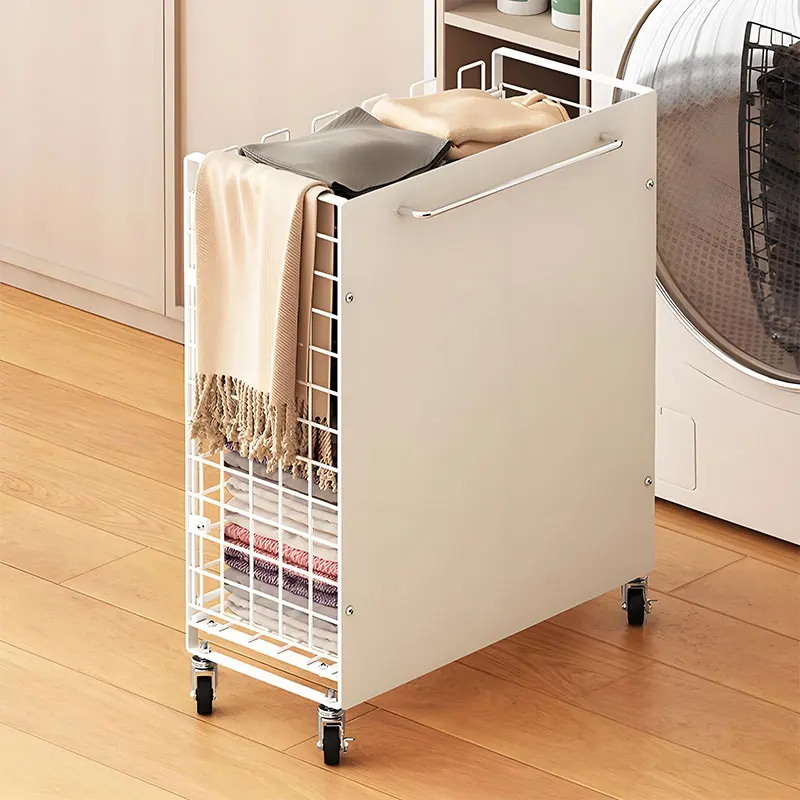 Bathroom With Wheels Rolling Laundry Basket Holder Metal 360 Rotating Dirty Clothes Storage Rack Toilet Trolley Organize Shelf
Bathroom With Wheels Rolling Laundry Basket Holder Metal 360 Rotating Dirty Clothes Storage Rack Toilet Trolley Organize Shelf