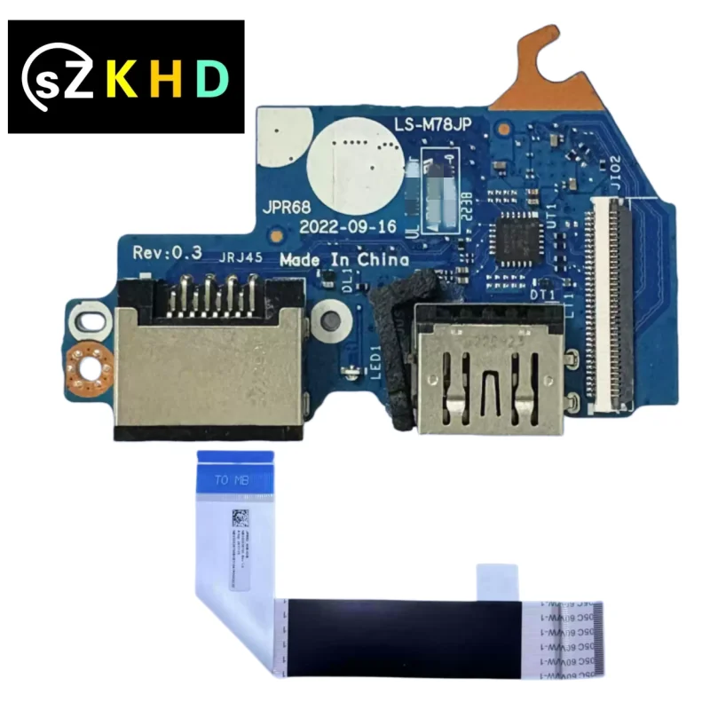 New Laptop USB Board JR45 Network Interface connection line For Victus Gaming 16-R 16-S TPN-C169 JPR68 LS-M78JP NBX0003670
New Laptop USB Board JR45 Network Interface connection line For Victus Gaming 16-R 16-S TPN-C169 JPR68 LS-M78JP NBX0003670