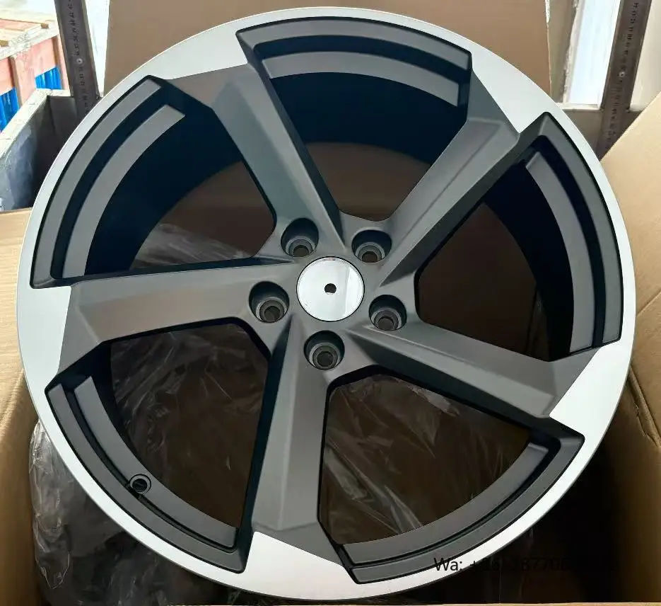 Factory 19inch Casting Rims Satin Gunmetal Gray Machine Face 5x112 Alloy Passenger Car Wheels for Audi
Factory 19inch Casting Rims Satin Gunmetal Gray Machine Face 5x112 Alloy Passenger Car Wheels for Audi