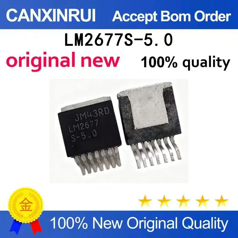 (5-100 pieces)Brand new original LM2677S-5.0 LM2677S LM2677 TO-263 voltage regulator spot chip IC
(5-100 pieces)Brand new original LM2677S-5.0 LM2677S LM2677 TO-263 voltage regulator spot chip IC