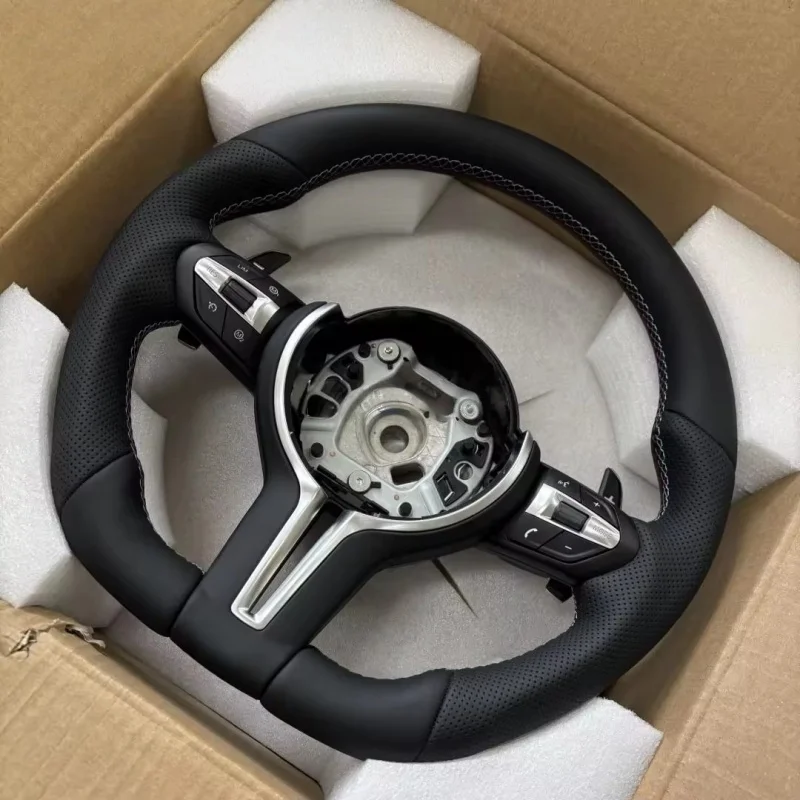 Customized Genuine Leather Car Steering Wheel M Sport M4 M5 F20 F22 F25 M6 F30 F36 F01 F31 F32 X1X2 X3 Steering Wheel For BMW M3
Customized Genuine Leather Car Steering Wheel M Sport M4 M5 F20 F22 F25 M6 F30 F36 F01 F31 F32 X1X2 X3 Steering Wheel For BMW M3