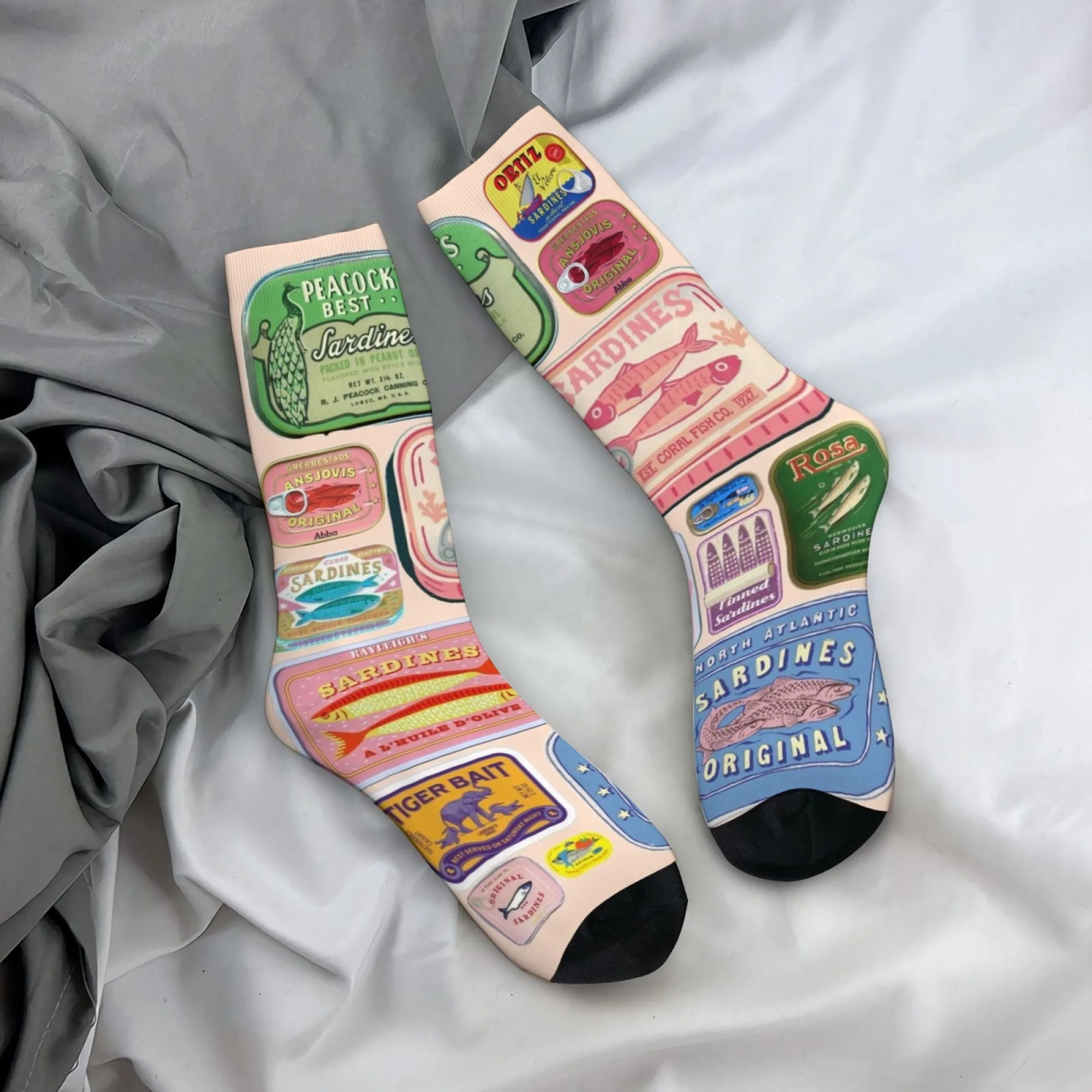 Retro Sardine Can Happy Socks Novelty Funny Men's Socks Breathable Non-Slip Harajuku Style Outdoor Fashion Casual Sports Socks
Retro Sardine Can Happy Socks Novelty Funny Men's Socks Breathable Non-Slip Harajuku Style Outdoor Fashion Casual Sports Socks