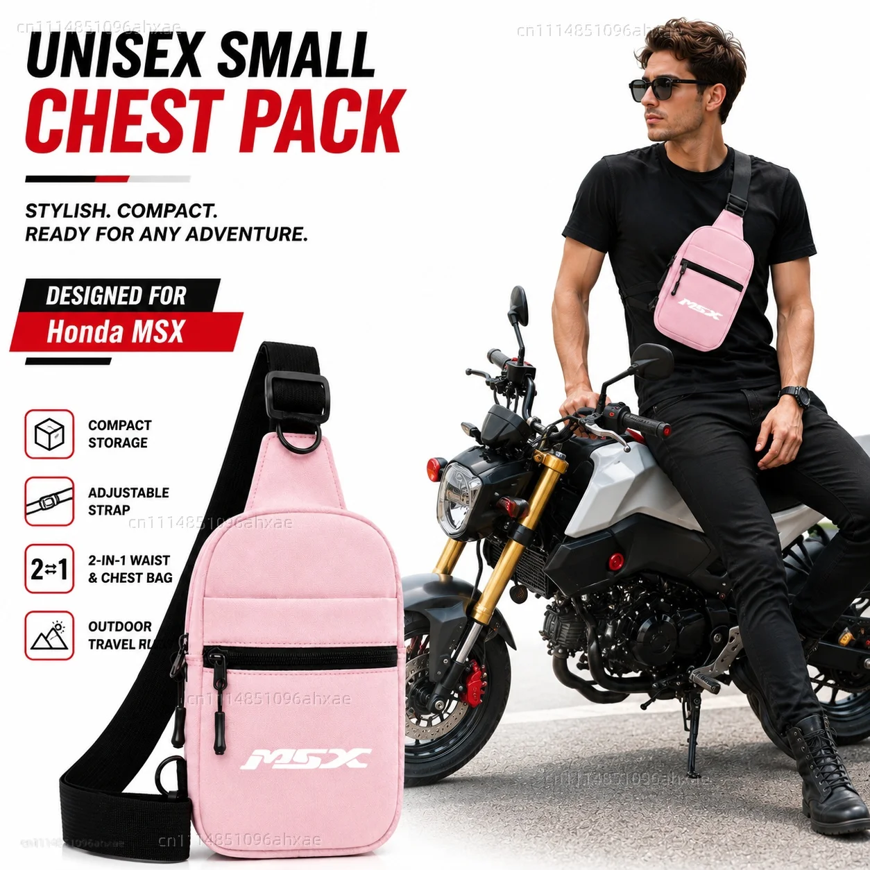 Motorcycle 2In1 Multi-functional Waist Bag Chest Bag Outdoor Travel Bag For Honda Grom125 MSX125 MSX125SF Grom 125 MSX 125 125SF
Motorcycle 2In1 Multi-functional Waist Bag Chest Bag Outdoor Travel Bag For Honda Grom125 MSX125 MSX125SF Grom 125 MSX 125 125SF