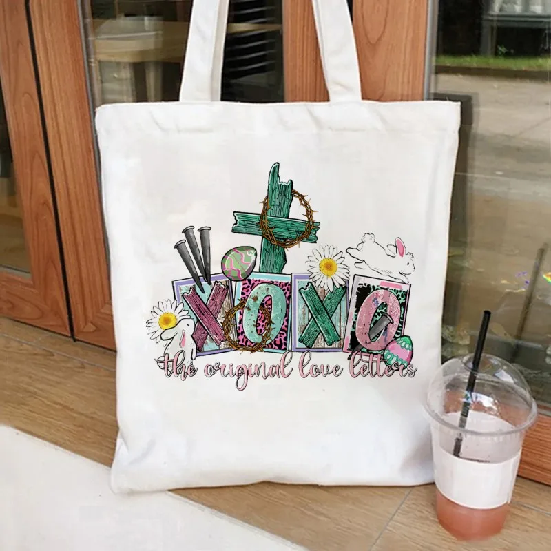 Xoxo The Original Love Language Easter Canvas Tote Bag Shoulder Bag Makeup Bag Foldable Travel Gifts for Women
Xoxo The Original Love Language Easter Canvas Tote Bag Shoulder Bag Makeup Bag Foldable Travel Gifts for Women