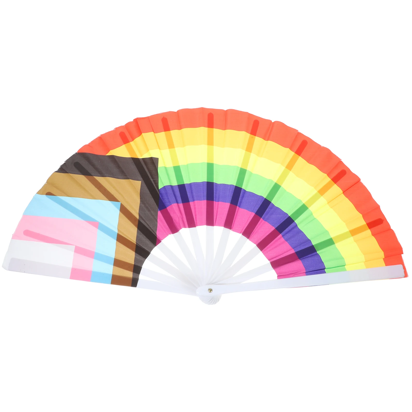 Rainbow Fan Folding Foldable Hand Portable Performance Props Exquisite Dancing Fans Cloth
Rainbow Fan Folding Foldable Hand Portable Performance Props Exquisite Dancing Fans Cloth