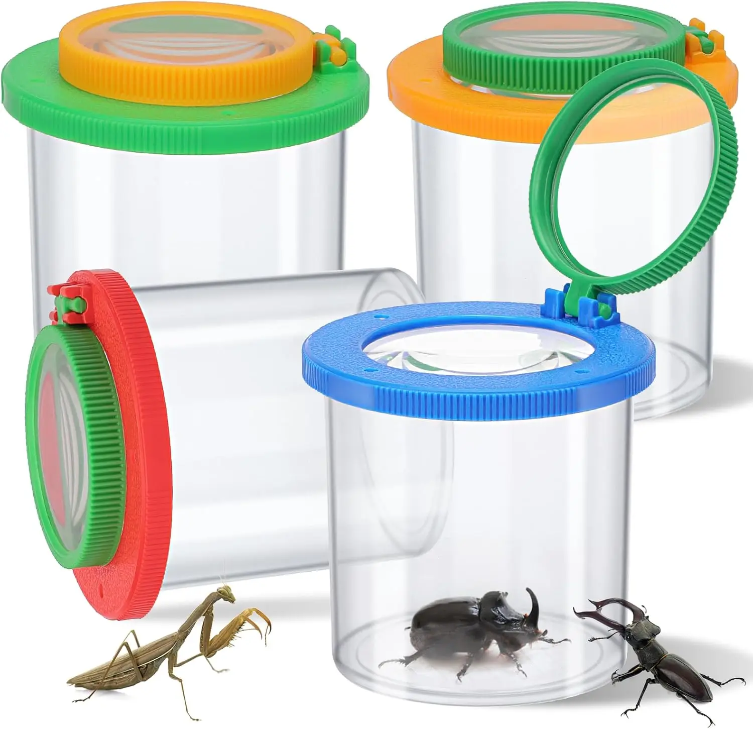 4 Pcs Magnifying Insect Boxes for Kids - Bug Viewer & Nature Exploration Tool
4 Pcs Magnifying Insect Boxes for Kids - Bug Viewer & Nature Exploration Tool