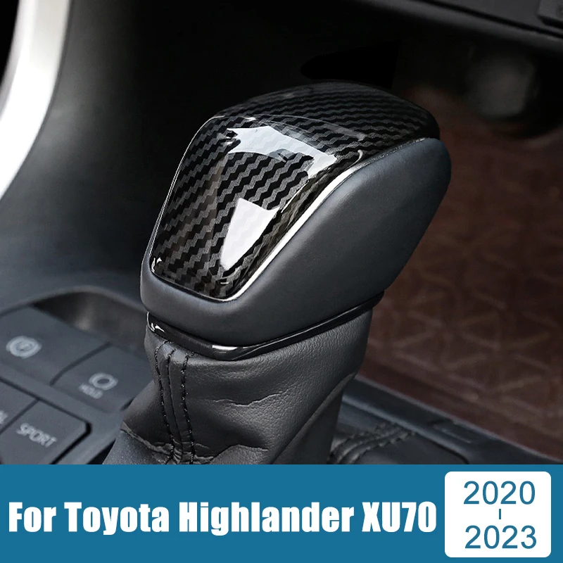Car Accessories For Toyota Highlander XU70 2020 2021 2022 2023 ABS Car Gear Head Shift Knob Cover Gear Shift Handle Trim Sticker
Car Accessories For Toyota Highlander XU70 2020 2021 2022 2023 ABS Car Gear Head Shift Knob Cover Gear Shift Handle Trim Sticker