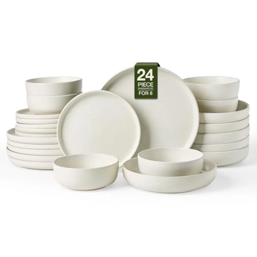 Milkyway Stoneware Dinnerware Sets with Pasta Bowls, 2 Pieces,Reactive Glaze Plates and Bowls Sets, Microwave and Dishwasher Sa
Milkyway Stoneware Dinnerware Sets with Pasta Bowls, 2 Pieces,Reactive Glaze Plates and Bowls Sets, Microwave and Dishwasher Sa