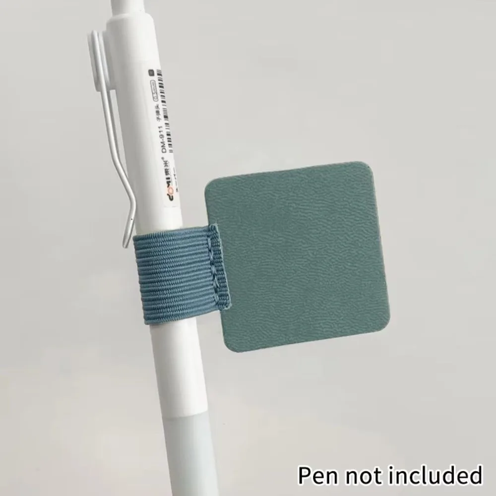 Portable PU Leather Pen Loop Holder Anti-fall Anti-lost Pen Clips Elastic Hook Pencil Holder Office Stationery
Portable PU Leather Pen Loop Holder Anti-fall Anti-lost Pen Clips Elastic Hook Pencil Holder Office Stationery