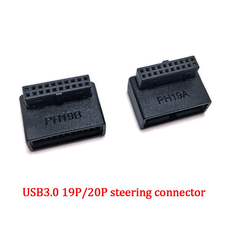 2PCS USB 3.0 19P 20P 90 Degree Computer Motherboard Header Adapter Plug-in Converter PC Desktop Mainboard Connector Plugs
2PCS USB 3.0 19P 20P 90 Degree Computer Motherboard Header Adapter Plug-in Converter PC Desktop Mainboard Connector Plugs