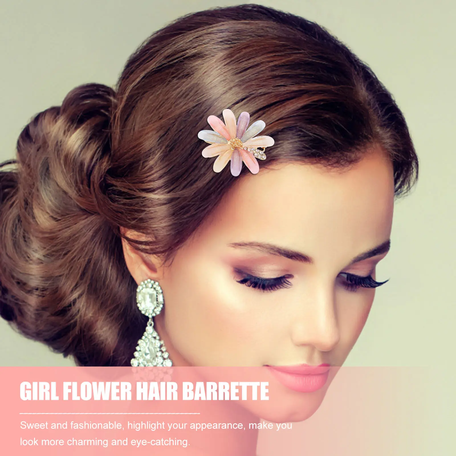 4Pcs Flower Hairpins Decorative Hair Clips Girls Women Stylish Elegant Hair Accessories for Parties Daily Use Crystal Metal
4Pcs Flower Hairpins Decorative Hair Clips Girls Women Stylish Elegant Hair Accessories for Parties Daily Use Crystal Metal