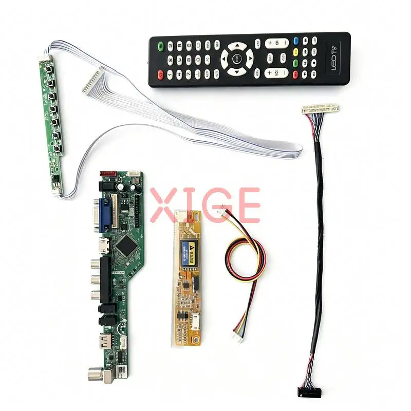 Matrix Controller Board Fit LTN154P1 LTN154P3 LTN154MT02 LTN154P2 1680x1050 LVDS 30-Pin 1-CCFL 1680*1050 HDMI+VGA+AV+USB DIY Kit
Matrix Controller Board Fit LTN154P1 LTN154P3 LTN154MT02 LTN154P2 1680x1050 LVDS 30-Pin 1-CCFL 1680*1050 HDMI+VGA+AV+USB DIY Kit