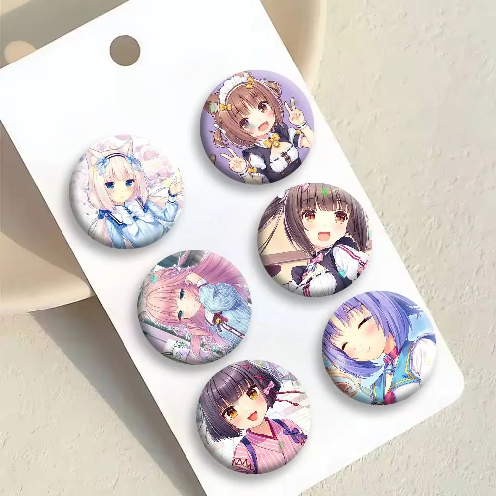 N-Nekopara Brooches Cartoon Badge Pins Backpack Hat Accessories Friend Gift
N-Nekopara Brooches Cartoon Badge Pins Backpack Hat Accessories Friend Gift