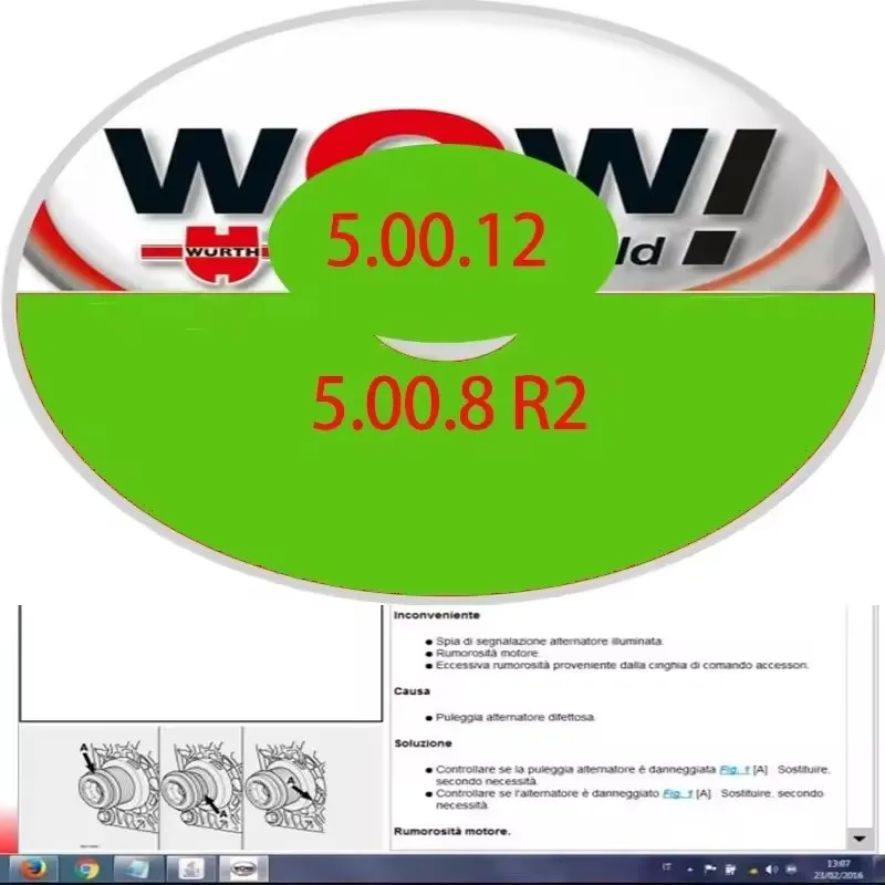 Hot! 2025 Repair Software Wurth WOW V5.00.12 & 5.00.8 R2 Multilingual Diagnostic Tool for TCS Cars- Auto Scanner Keygen Software
Hot! 2025 Repair Software Wurth WOW V5.00.12 & 5.00.8 R2 Multilingual Diagnostic Tool for TCS Cars- Auto Scanner Keygen Software