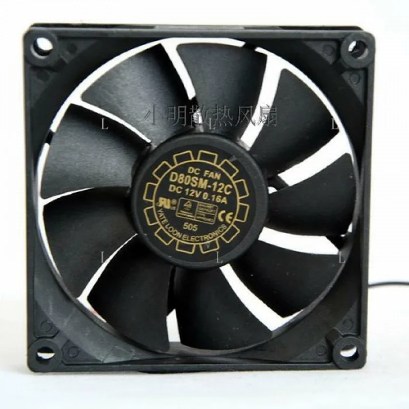 L 1 шт. D80SM-12C охлаждающий вентилятор 12 В 0,16 А 8020 8 см 2 контакта новый # Т6
L 1 шт. D80SM-12C охлаждающий вентилятор 12 В 0,16 А 8020 8 см 2 контакта новый # Т6