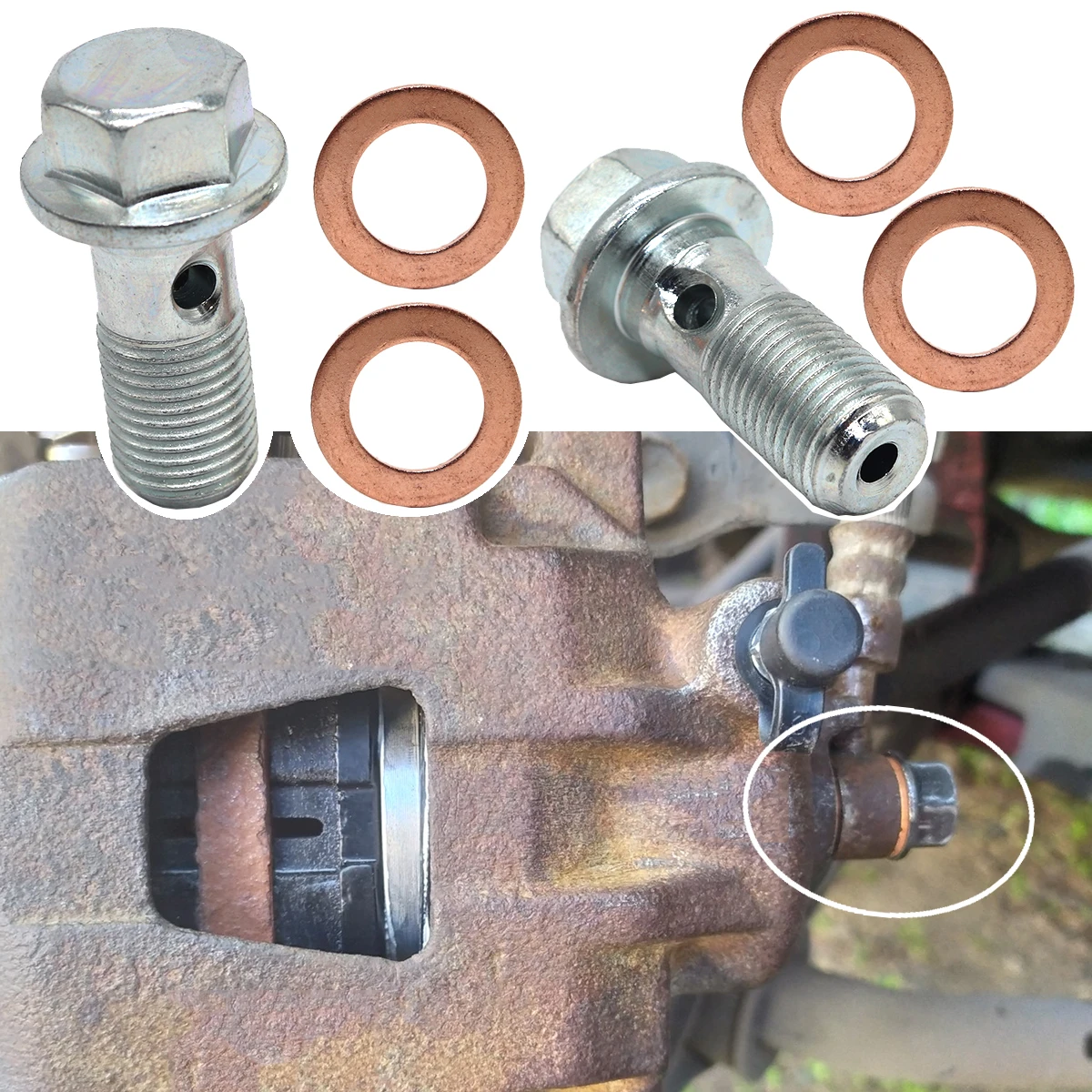 Front Left Right For Ford Transit MK4 MK5 Brake Caliper Hose Lines Banjo Bolts Copper Sealing Crush Washers Replacement Parts
Front Left Right For Ford Transit MK4 MK5 Brake Caliper Hose Lines Banjo Bolts Copper Sealing Crush Washers Replacement Parts
