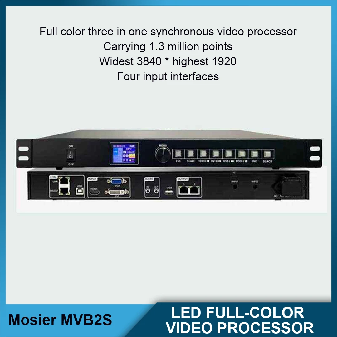 MVB2S MVB4S MVB6S MVB8S Full-color Synchronous Video Processor LED Screen Main Control System Supports USB Flash Drives
MVB2S MVB4S MVB6S MVB8S Full-color Synchronous Video Processor LED Screen Main Control System Supports USB Flash Drives
