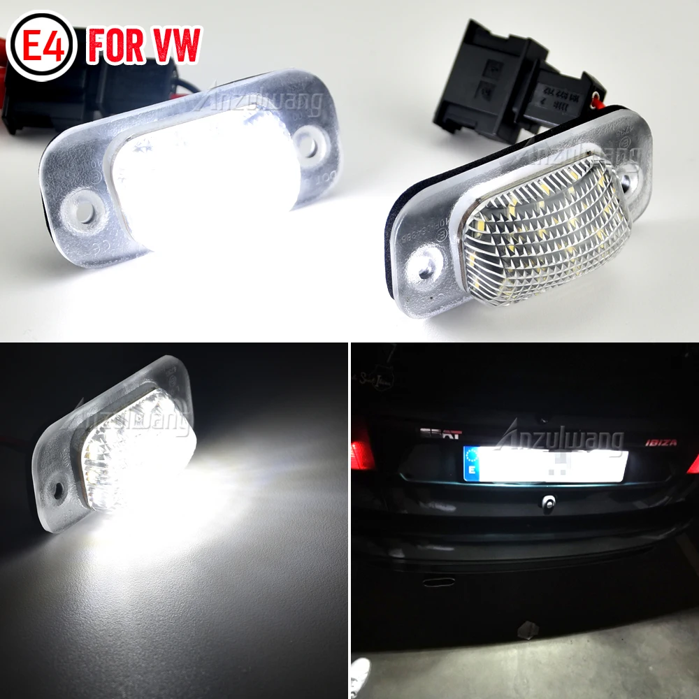 2Pcs Car LED License Number Plate Light Lamps For Seat Ibiza Cordoba Vario 6K VW Golf 3 Hatchback Cabriolet/Polo MK3 6K
2Pcs Car LED License Number Plate Light Lamps For Seat Ibiza Cordoba Vario 6K VW Golf 3 Hatchback Cabriolet/Polo MK3 6K