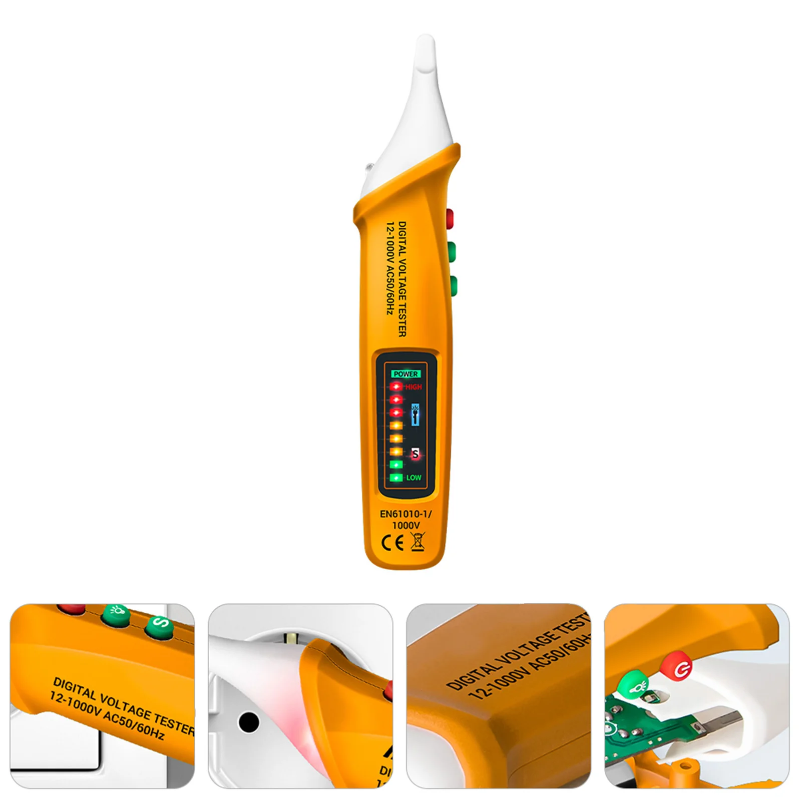 1 Pcs High-Quality Non-contact Voltage Tester Pen With Flashlight For Electricians
1 Pcs High-Quality Non-contact Voltage Tester Pen With Flashlight For Electricians