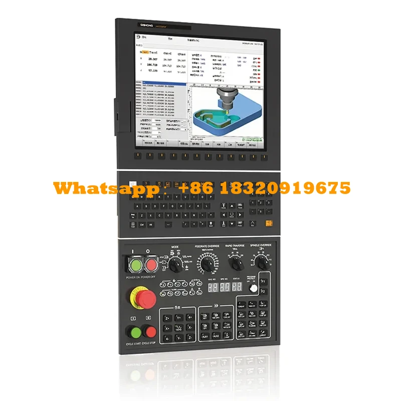 CNC Weihong NK530M controller High-end integrated CNC system 3-6 axis new panel high-speed algorithm
CNC Weihong NK530M controller High-end integrated CNC system 3-6 axis new panel high-speed algorithm