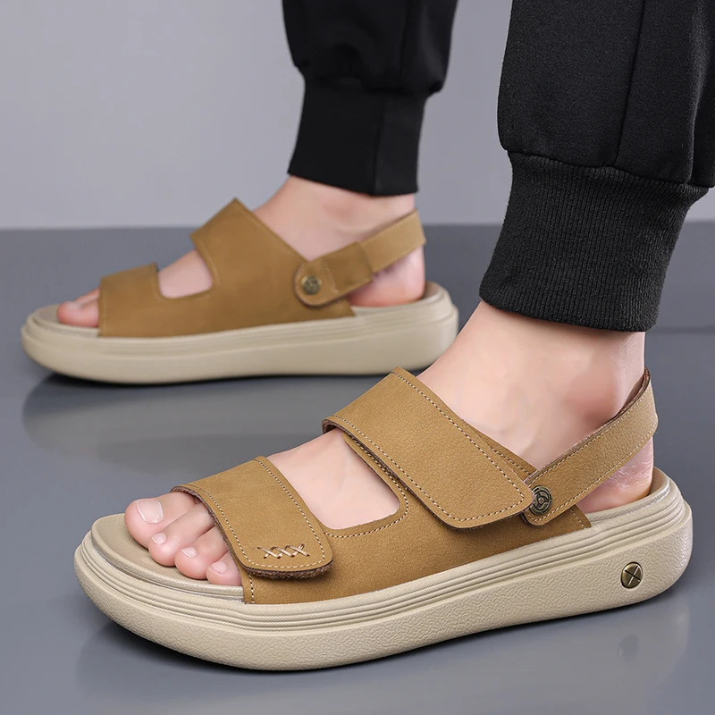 High Quality Fashionable Men's Comfortable Soft Soled Casual Sandals Brand Outdoor Men's Breathable Non Slip Casual Beach Shoes
High Quality Fashionable Men's Comfortable Soft Soled Casual Sandals Brand Outdoor Men's Breathable Non Slip Casual Beach Shoes