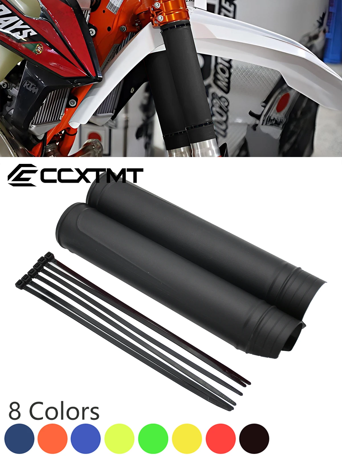 Motorcycle Universal Fork Guard Protector Covers For KTM EXC XCW XCF SXF SX XC EXCF 125-500 DUKE 390 690 790 890 990 1090 1190
Motorcycle Universal Fork Guard Protector Covers For KTM EXC XCW XCF SXF SX XC EXCF 125-500 DUKE 390 690 790 890 990 1090 1190