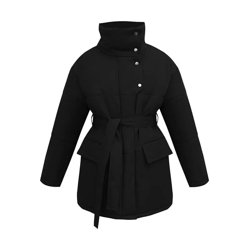 Women's Cotton Jacket 2023 Autumn And Winter New Stand Collar Solid Color Thick Warm Medium Long Casual Plus-Size Cotton Jacket
Women's Cotton Jacket 2023 Autumn And Winter New Stand Collar Solid Color Thick Warm Medium Long Casual Plus-Size Cotton Jacket