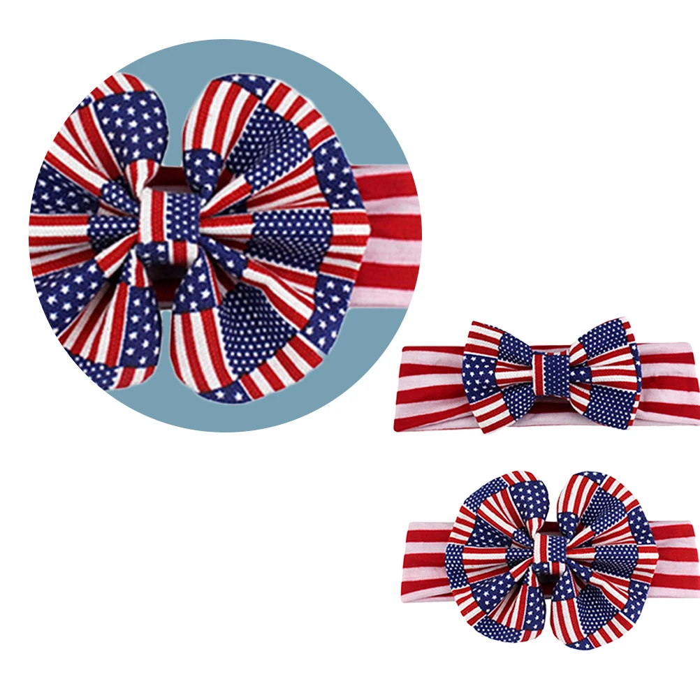 2pcs Girl Headband National Flag Pattern Bowknot Design Anti-Slip Hair Band For Kids Party Headdress Festival Wedding 
2pcs Girl Headband National Flag Pattern Bowknot Design Anti-Slip Hair Band For Kids Party Headdress Festival Wedding