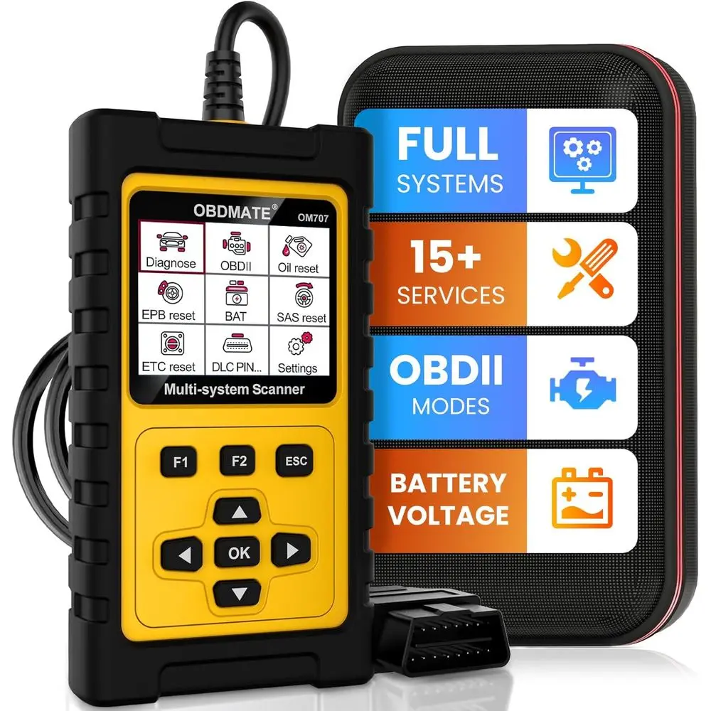 2 Scanner for /Acura, All Systems Diagnostic Tool with 15+ Resets (Oil/TPMS/ETC/EPB/ABS/SAS...), Full II Functions Read&Erase Fa
2 Scanner for /Acura, All Systems Diagnostic Tool with 15+ Resets (Oil/TPMS/ETC/EPB/ABS/SAS...), Full II Functions Read&Erase Fa