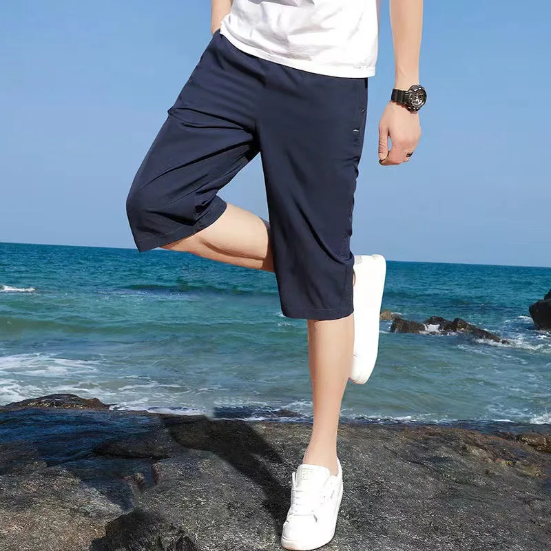 Summer Men's Cropped Thin Pants Casual Wear Young Man Sports Straight Tube Large Size Quick Dry Loose Shorts
Summer Men's Cropped Thin Pants Casual Wear Young Man Sports Straight Tube Large Size Quick Dry Loose Shorts