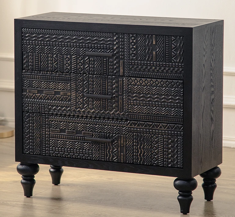 American Bedroom Storage Storage Living Room Drawer Side Cabinet Storage Black Wall Cabinet
American Bedroom Storage Storage Living Room Drawer Side Cabinet Storage Black Wall Cabinet