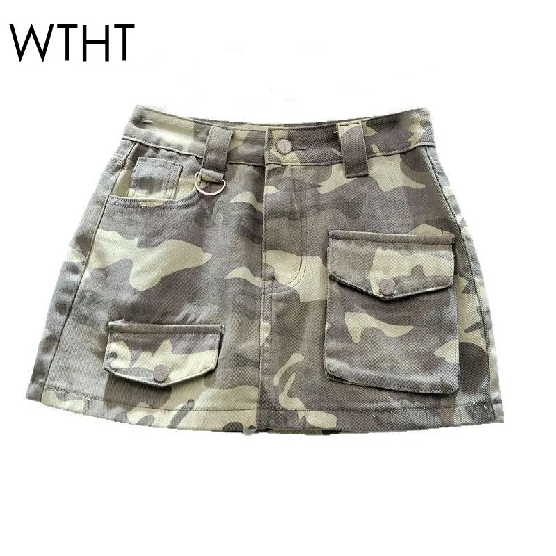 WTHT Vintage Women's Camouflage High-waisted Denim Skirt New Fashion 2025 Summer Hip-wrapping A-line Skirts Female 1LS1450
WTHT Vintage Women's Camouflage High-waisted Denim Skirt New Fashion 2025 Summer Hip-wrapping A-line Skirts Female 1LS1450