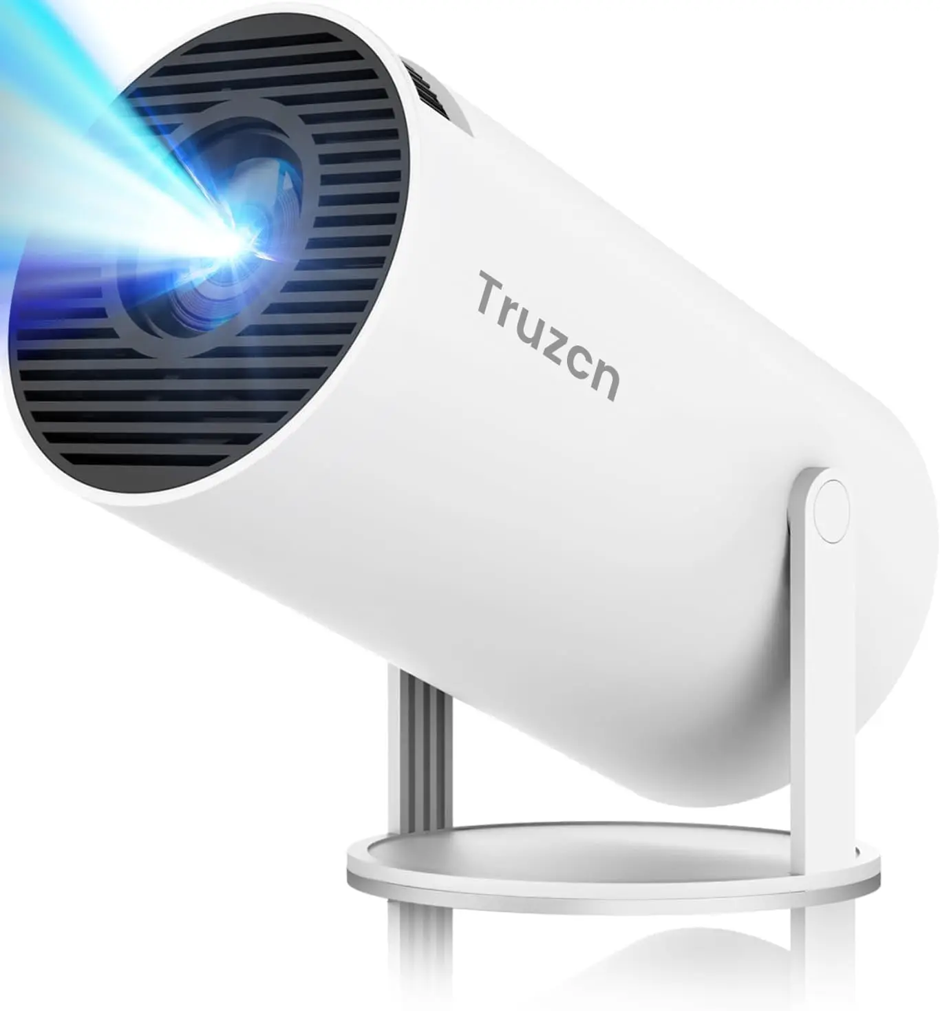 Smart Portable Mini Projector with WiFi 6, Bluetooth 5.2, 4K Support, Auto Keystone & Android 11