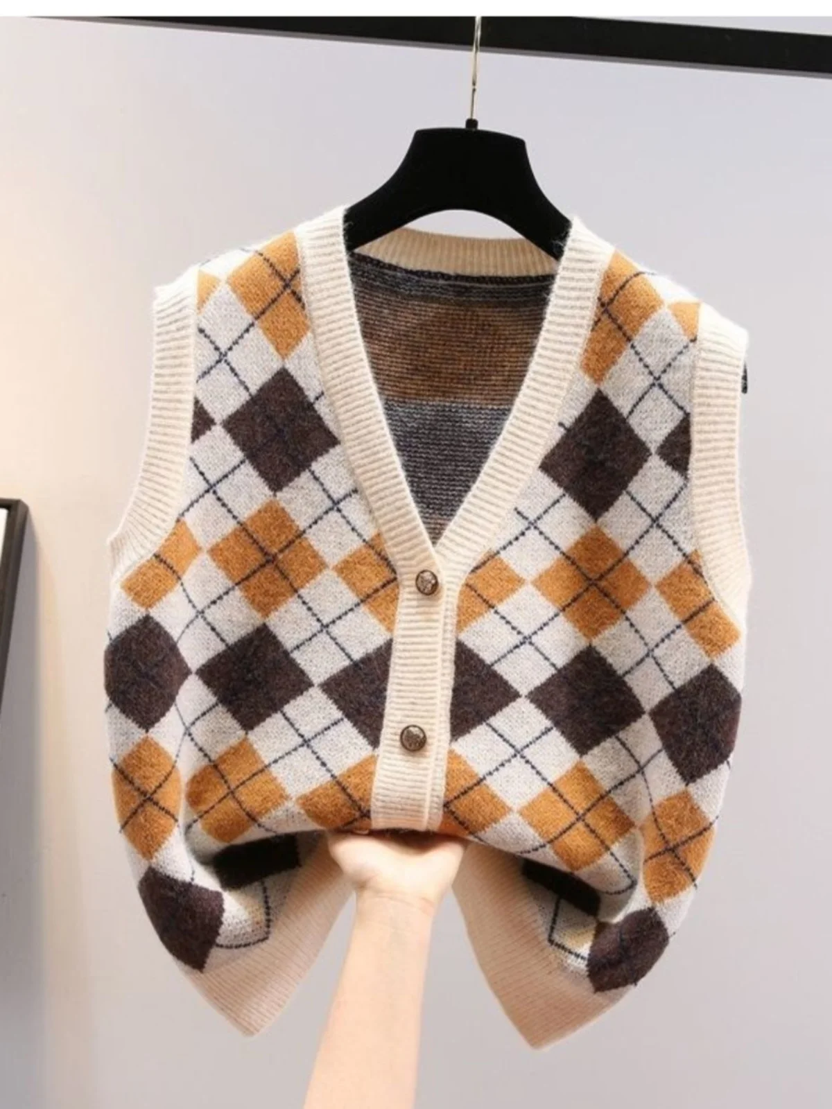 Ladies Knitted Loose V-Neck Sweater Jacket Early Autumn Outerwear Open Cardigan Vest Fashionable Commute Style Polyester Fabric
Ladies Knitted Loose V-Neck Sweater Jacket Early Autumn Outerwear Open Cardigan Vest Fashionable Commute Style Polyester Fabric