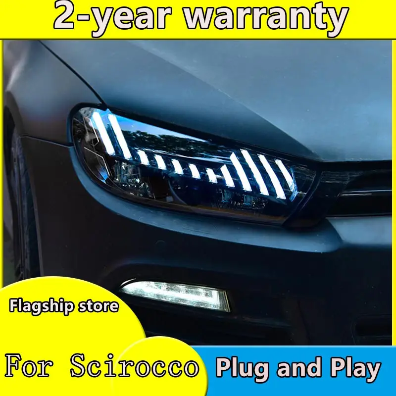 Car Led Headlights For VW Scirocco 2009-2015 LED Auto Headlamp Assembly Modified RS styling Front Lights Accessories
Car Led Headlights For VW Scirocco 2009-2015 LED Auto Headlamp Assembly Modified RS styling Front Lights Accessories