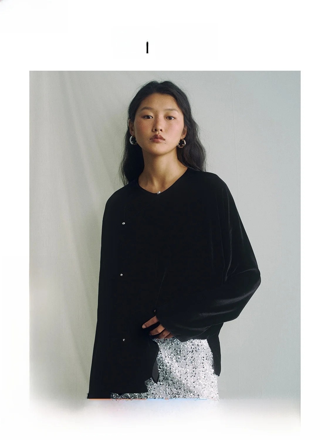 ZhiZhi Chinese Sle Velvet irt Casual Versatile Early Autumn Outerwear Spring Leisure Match All Season Long Sve round Ne
ZhiZhi Chinese Sle Velvet irt Casual Versatile Early Autumn Outerwear Spring Leisure Match All Season Long Sve round Ne