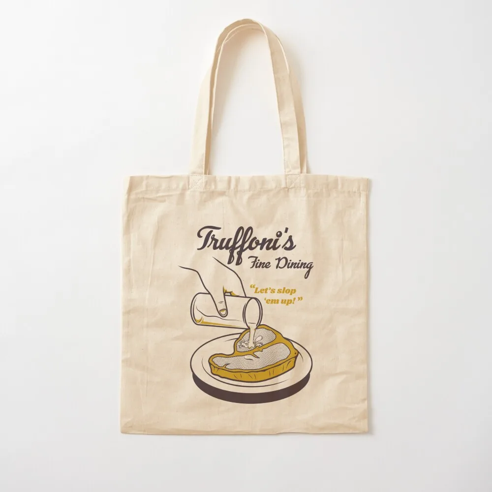 Sloppy Steaks at Truffoni's Tote Bag tote bag woman bag for beach free delivery bags Canvas for women
Sloppy Steaks at Truffoni's Tote Bag tote bag woman bag for beach free delivery bags Canvas for women