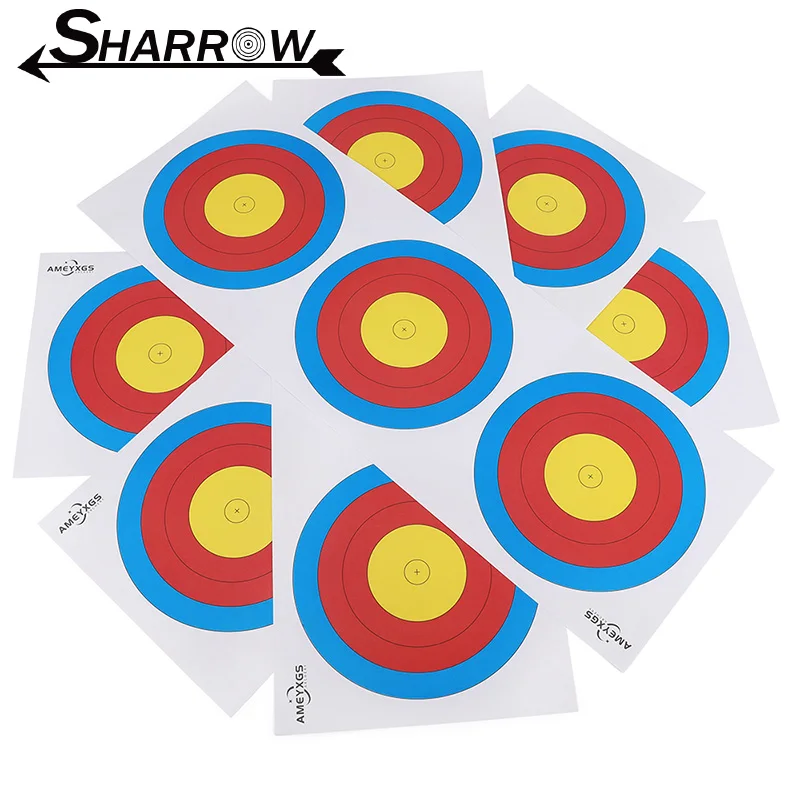 10/20pcs Archery Target Papers 23*67cm 18m Double Glued Paper Fit Compound Bow Competition Training Shooting Target Accessory
10/20pcs Archery Target Papers 23*67cm 18m Double Glued Paper Fit Compound Bow Competition Training Shooting Target Accessory