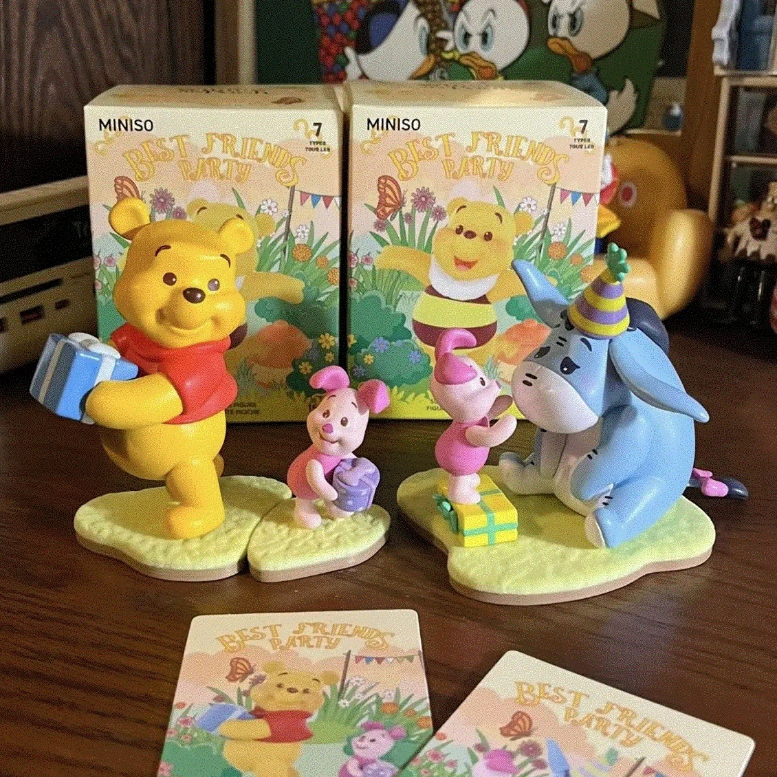 Authentic Cartoon Blind Box Winnie The Pooh Old Friend Party Theme Tide Play Hand-made Cute Childlike Gifts
Authentic Cartoon Blind Box Winnie The Pooh Old Friend Party Theme Tide Play Hand-made Cute Childlike Gifts