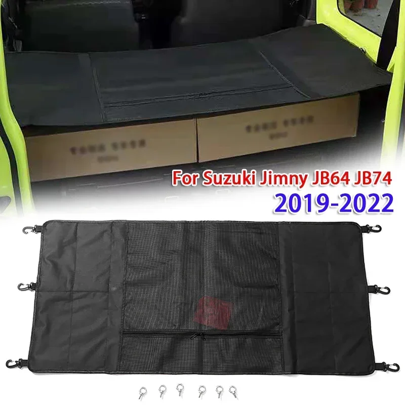 Black Car Rear Trunk Shading Curtain Storage Bag Net for Suzuki Jimny JB64 JB74 2019-2022
Black Car Rear Trunk Shading Curtain Storage Bag Net for Suzuki Jimny JB64 JB74 2019-2022