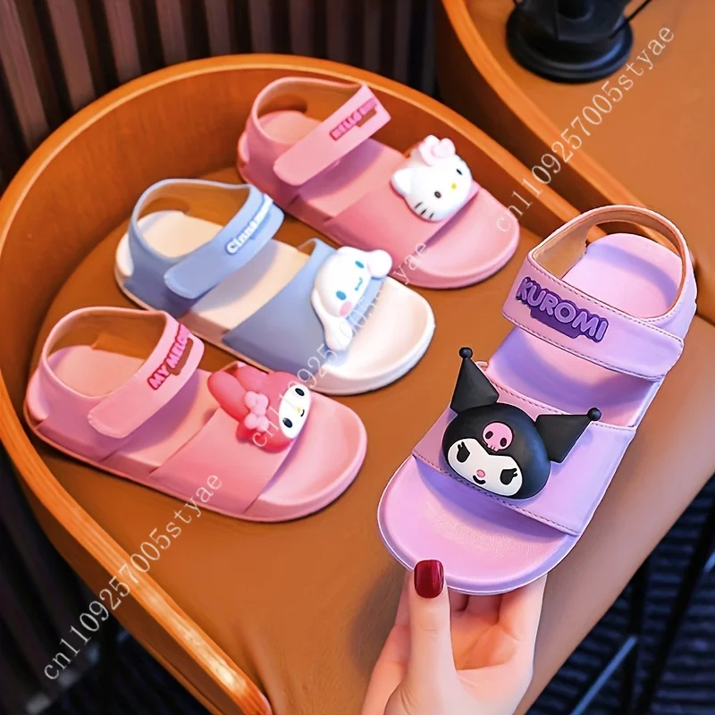 Sandals Summer New Outdoor Non-Slip Girls' Shoes Soft Sole Lightweight Beach Shoes
Sandals Summer New Outdoor Non-Slip Girls' Shoes Soft Sole Lightweight Beach Shoes