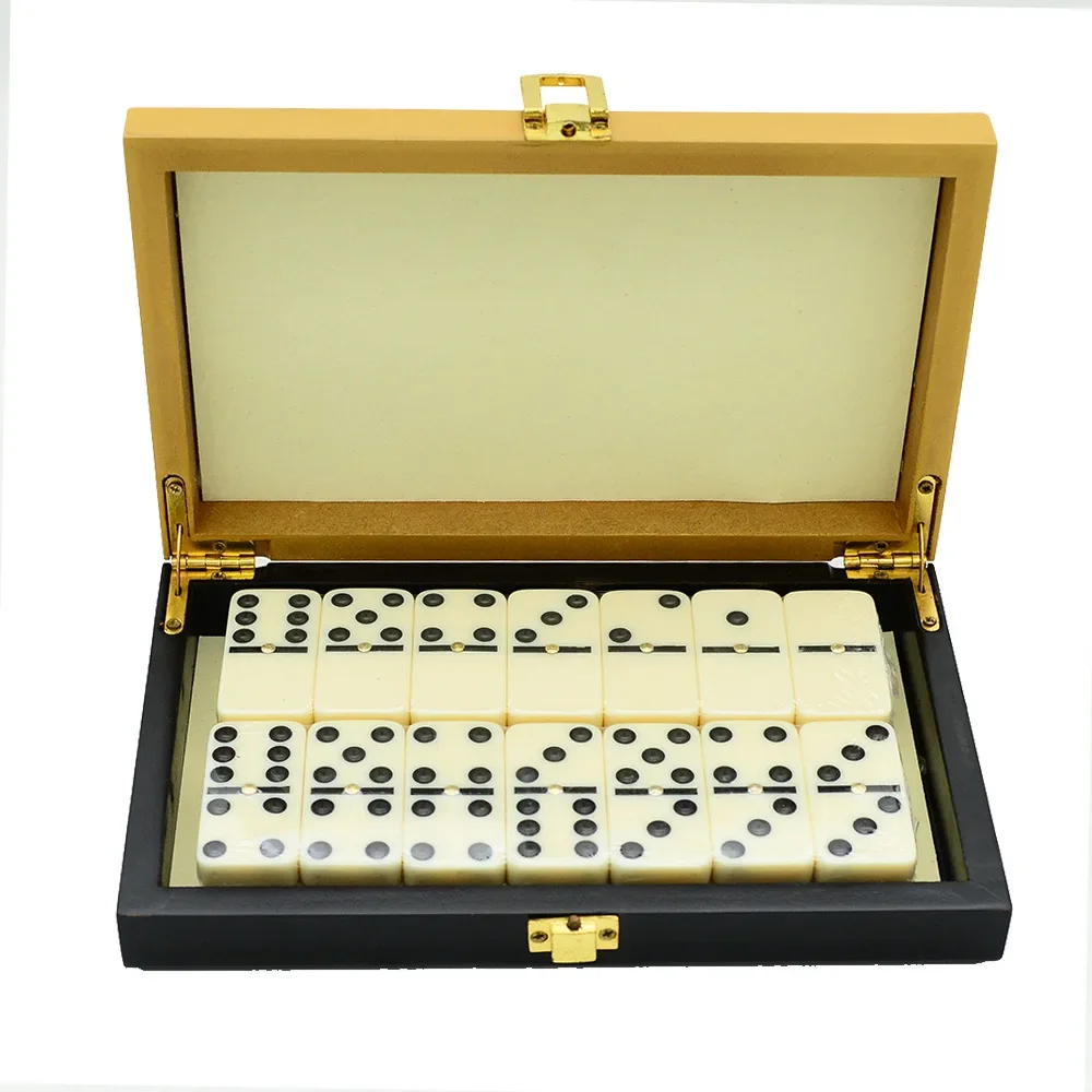 Double Six Game Set (28 pieces) made of Melamine Material Deluxe Dominoes Box Set Family board and card games Board Games
Double Six Game Set (28 pieces) made of Melamine Material Deluxe Dominoes Box Set Family board and card games Board Games
