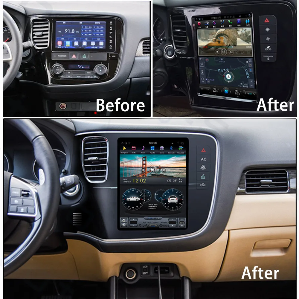 Автомобильное радио Tesla с большим экраном для Mitsubishi Outlander 3 2012-2018, мультимедийный плеер на Android, автомобильное аудио, стерео головное устройство Carplay
Автомобильное радио Tesla с большим экраном для Mitsubishi Outlander 3 2012-2018, мультимедийный плеер на Android, автомобильное аудио, стерео головное устройство Carplay