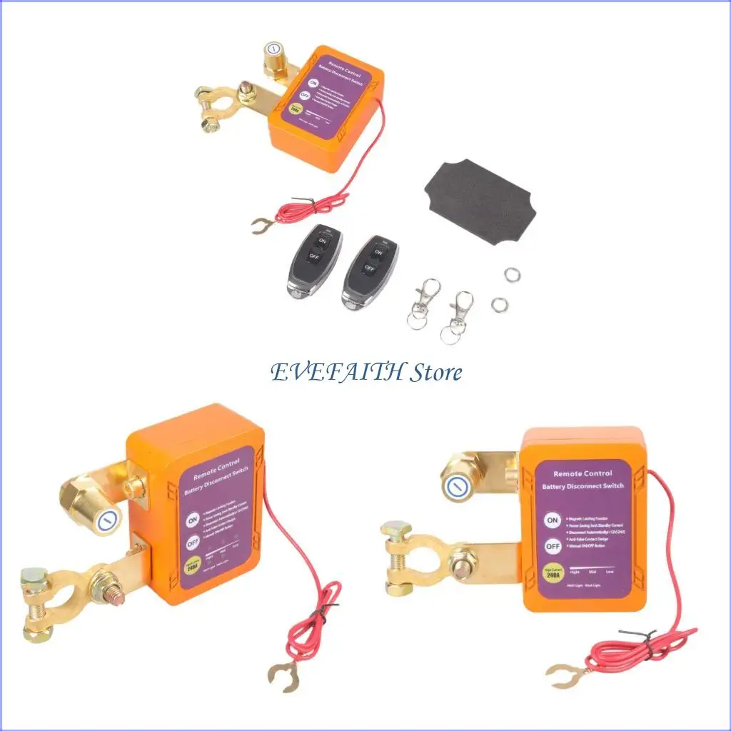 124B Remote Car ON Off Power Battery Switches 250A Battery Disconnect Switches for Marine Battery Shut Off Switches
124B Remote Car ON Off Power Battery Switches 250A Battery Disconnect Switches for Marine Battery Shut Off Switches
