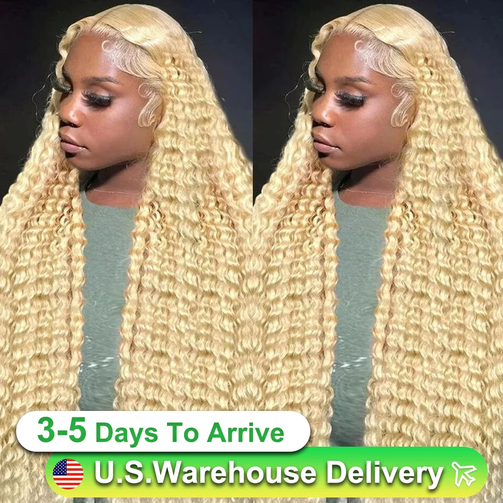 210% Density Deep Curly Wig Wave Hair Blonde 613 Color Front Wig Human Hair 13x6 Transparent Lace Frontal Wigs Pre Plucked
210% Density Deep Curly Wig Wave Hair Blonde 613 Color Front Wig Human Hair 13x6 Transparent Lace Frontal Wigs Pre Plucked