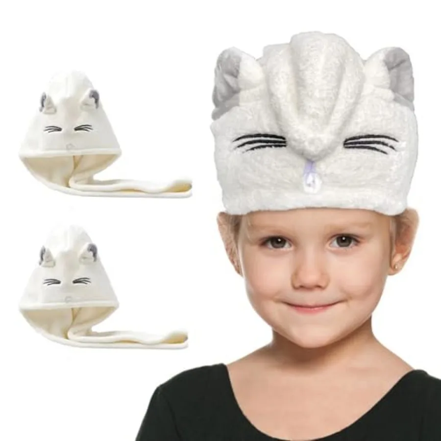 Hair Towel wrap for Girls with cat Ear, Microfiber Hair Towel Quick Drying Hair for Women and Kid Girls, Super Absorbent Quick
Hair Towel wrap for Girls with cat Ear, Microfiber Hair Towel Quick Drying Hair for Women and Kid Girls, Super Absorbent Quick