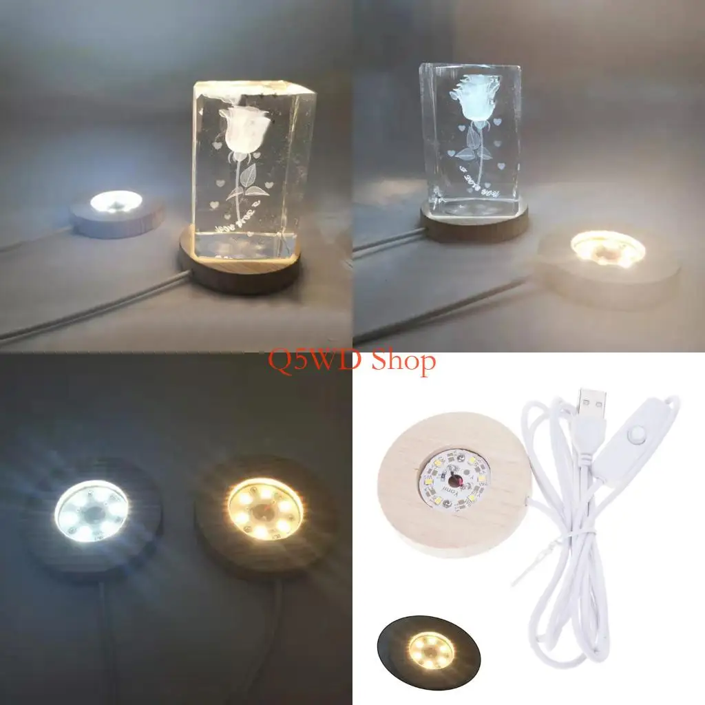 Q5WD Wooden Lamp Base Luminous Crafts Glass Ellipse Shaped Table Decorations 2 Colors
Q5WD Wooden Lamp Base Luminous Crafts Glass Ellipse Shaped Table Decorations 2 Colors