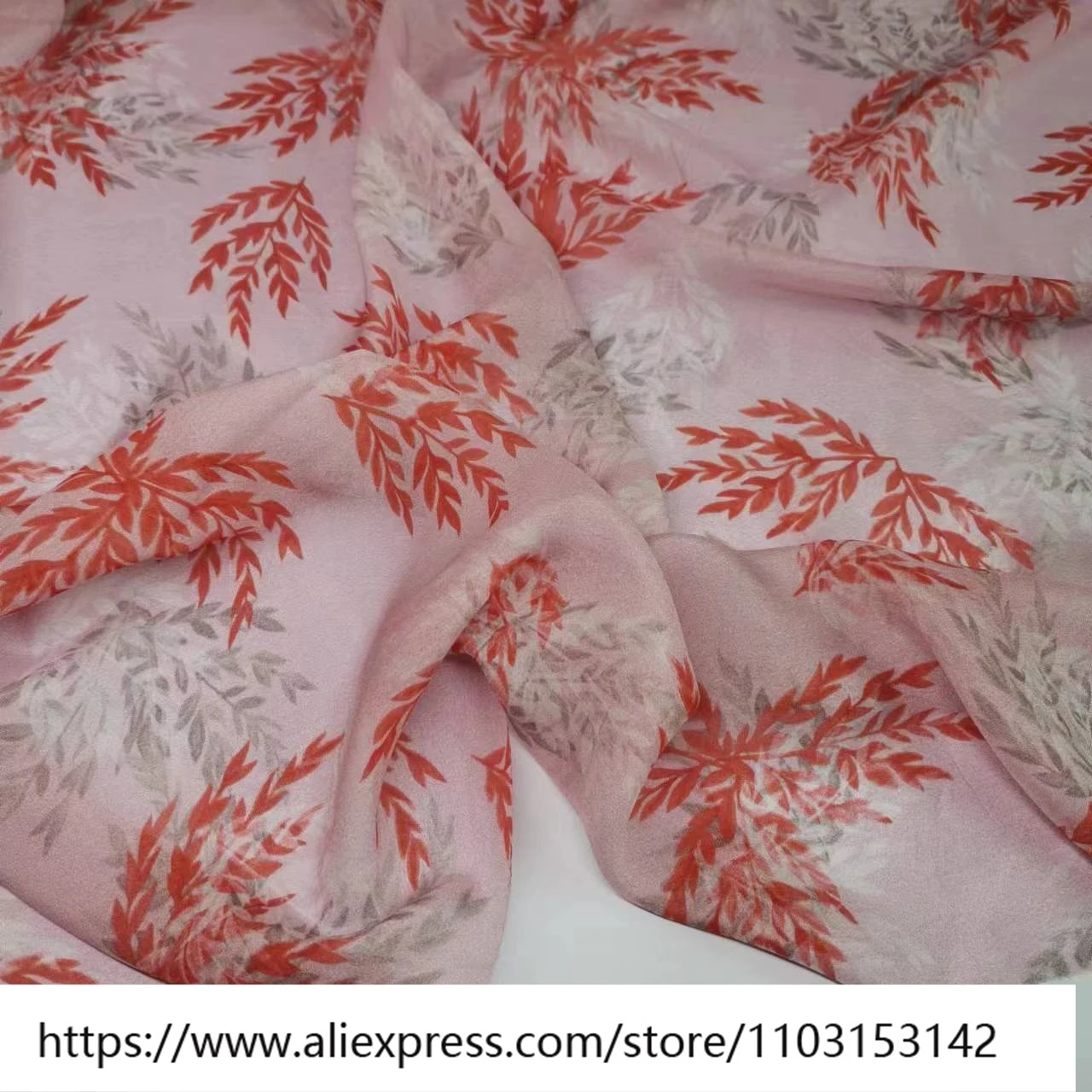Summer Light and Slightly Transparent Silk Printed Chiffon Fabric 7momme Dress Scarf
Summer Light and Slightly Transparent Silk Printed Chiffon Fabric 7momme Dress Scarf
